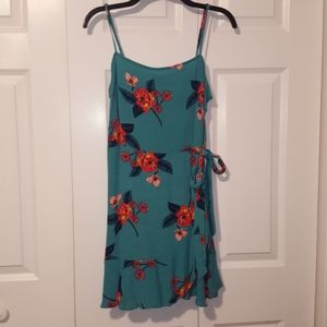 EXPRESS floral tank top dress L